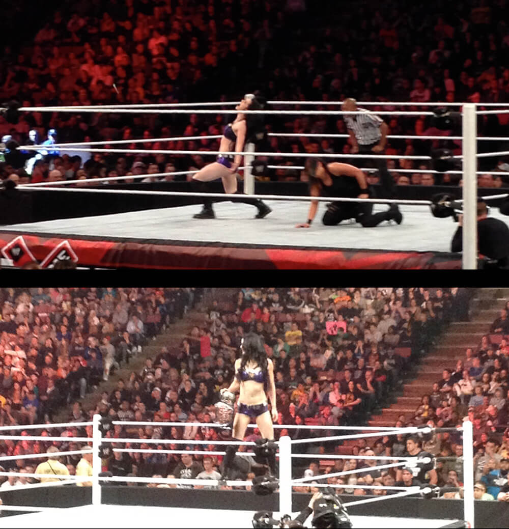 Divas Champion Paige vs Tamina Snuka