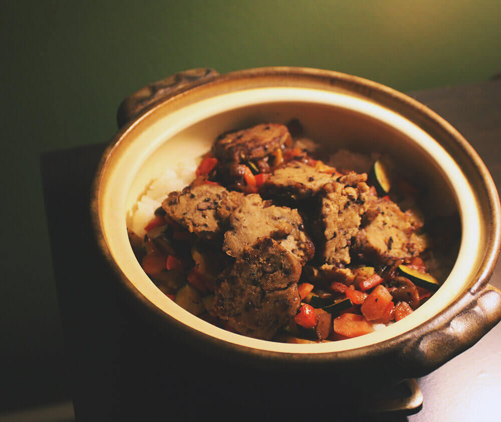 Dolsot Korean Stone Pot with Tray / Clay Pot Bibimbap Pot