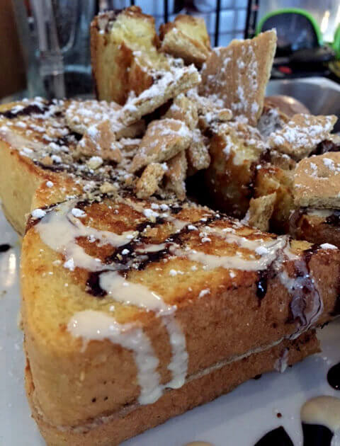 *Disclaimer: I've actually been back since we've gone, I just had to bring my sister to this place and I had the "Campfire" french toast. It's S'mores flavored. I loved it.